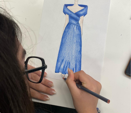 International students presenting creative workshop work